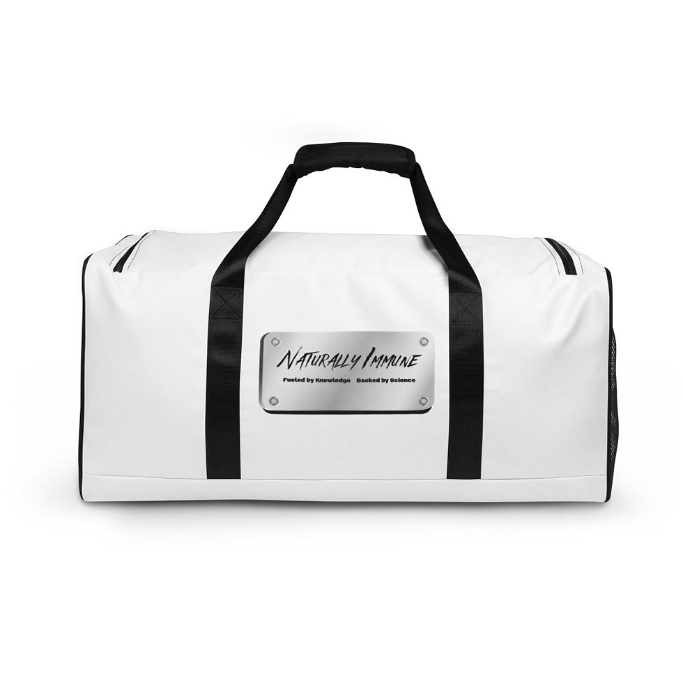 Duffle bag - Naturally Immune Nutrition Facts