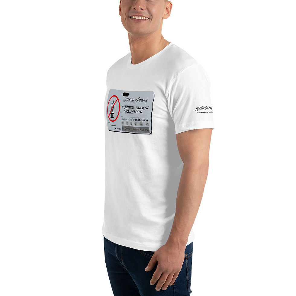 Thumbnail: Unisex Jersey T-Shirt - Control Group Volunteer Black Print