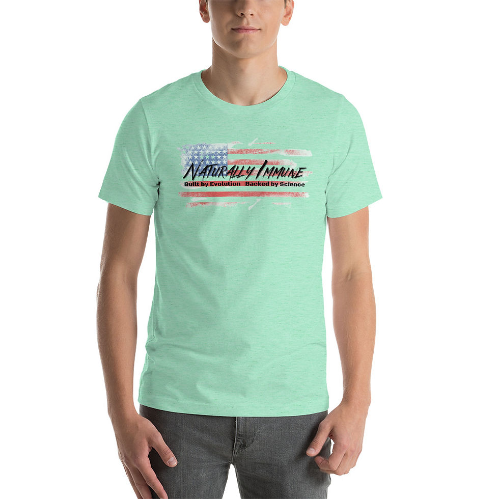Thumbnail: Short-Sleeve Unisex T-Shirt - S/M - Patriotic Nuremberg Code 2021