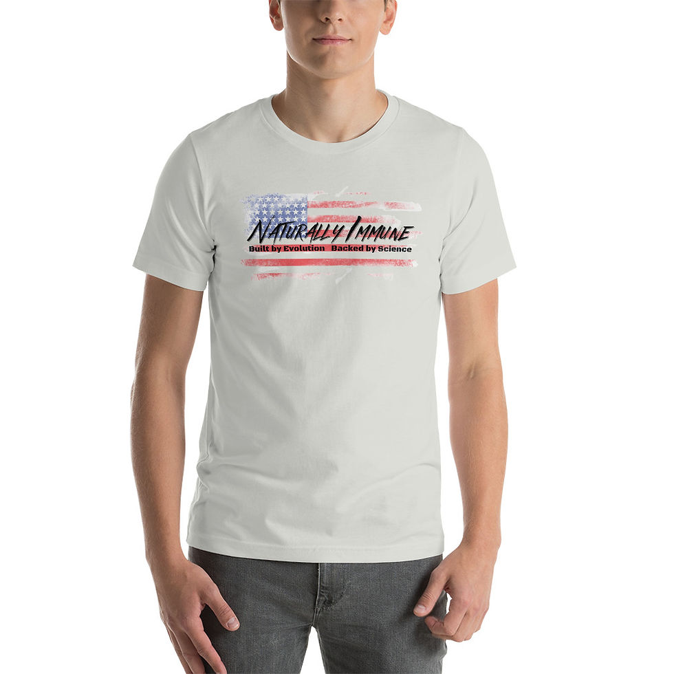 Thumbnail: Short-Sleeve Unisex T-Shirt - S/M - Patriotic Nuremberg Code 2021