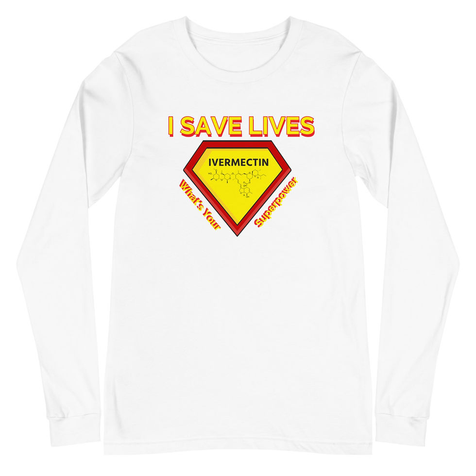 Thumbnail: Unisex Long Sleeve Tee - Ivermectin Superpower