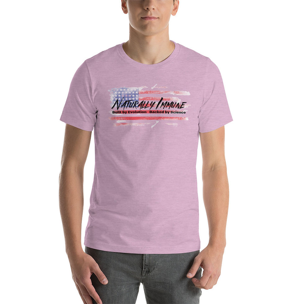 Thumbnail: Short-Sleeve Unisex T-Shirt - S/M - Patriotic Nuremberg Code 2021
