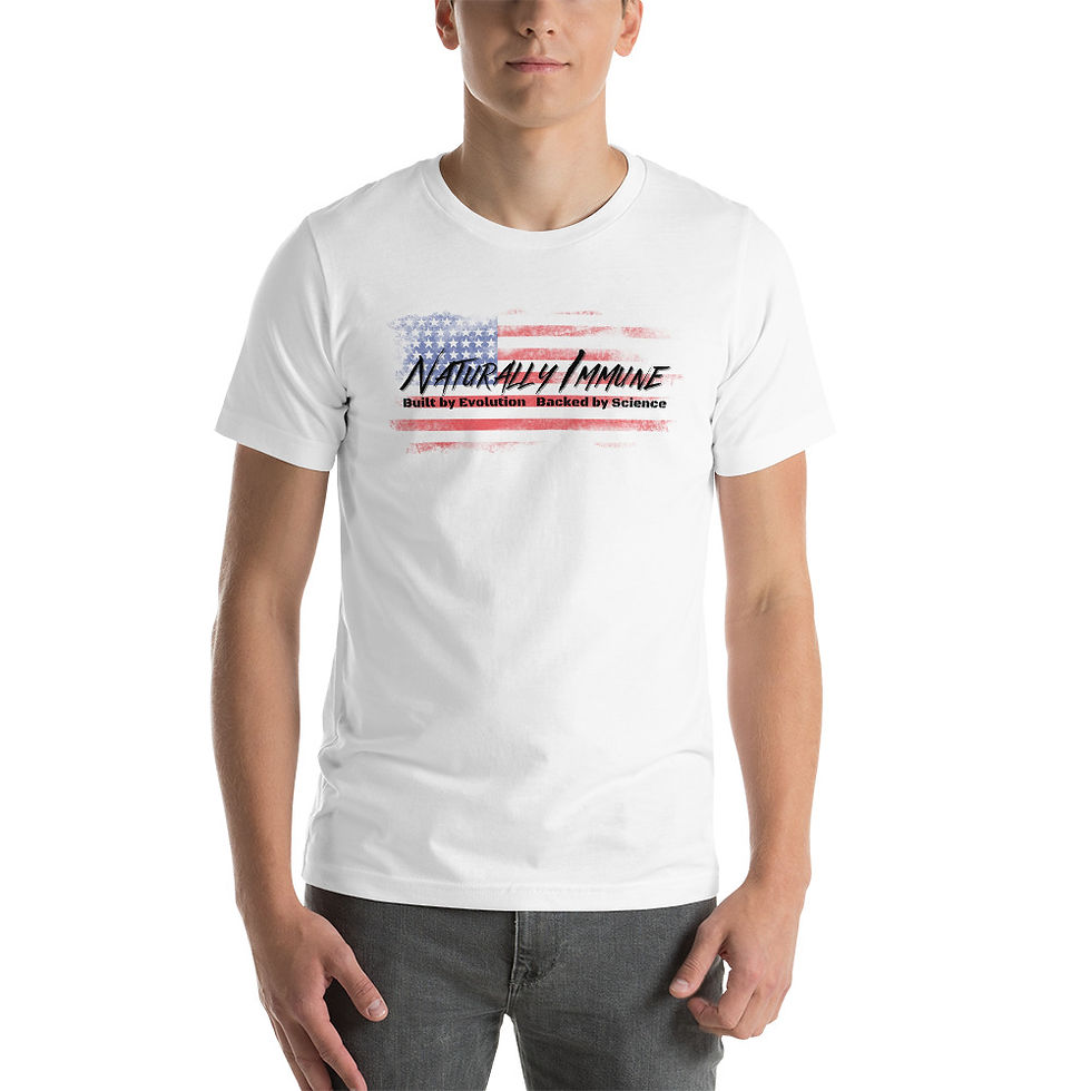 Thumbnail: Short-Sleeve Unisex T-Shirt -L/XL - Patriotic Nuremberg Code 2021 