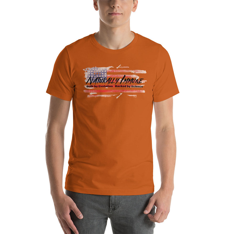 Thumbnail: Short-Sleeve Unisex T-Shirt - S/M - Patriotic Nuremberg Code 2021