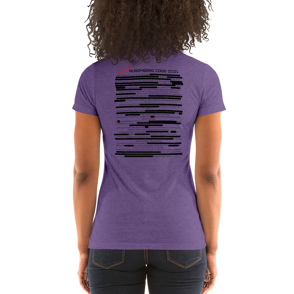 Thumbnail: Ladies' short sleeve t-shirt - Nuremberg Code 2021 Evolution