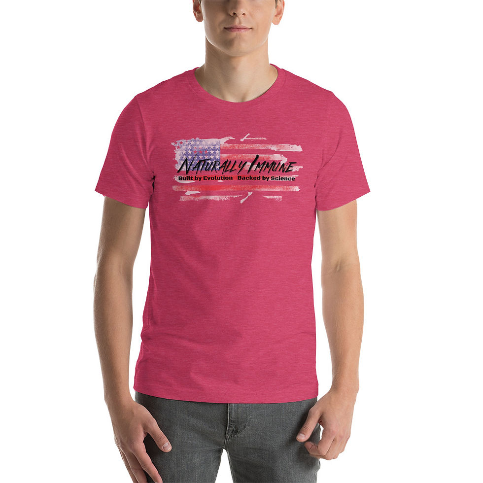 Thumbnail: Short-Sleeve Unisex T-Shirt - S/M - Patriotic Nuremberg Code 2021
