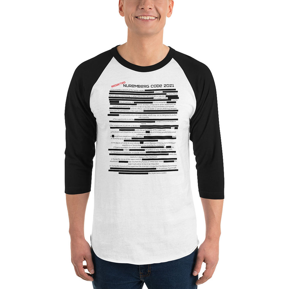 Thumbnail: 3/4 sleeve shirt - Nuremberg Code 2021