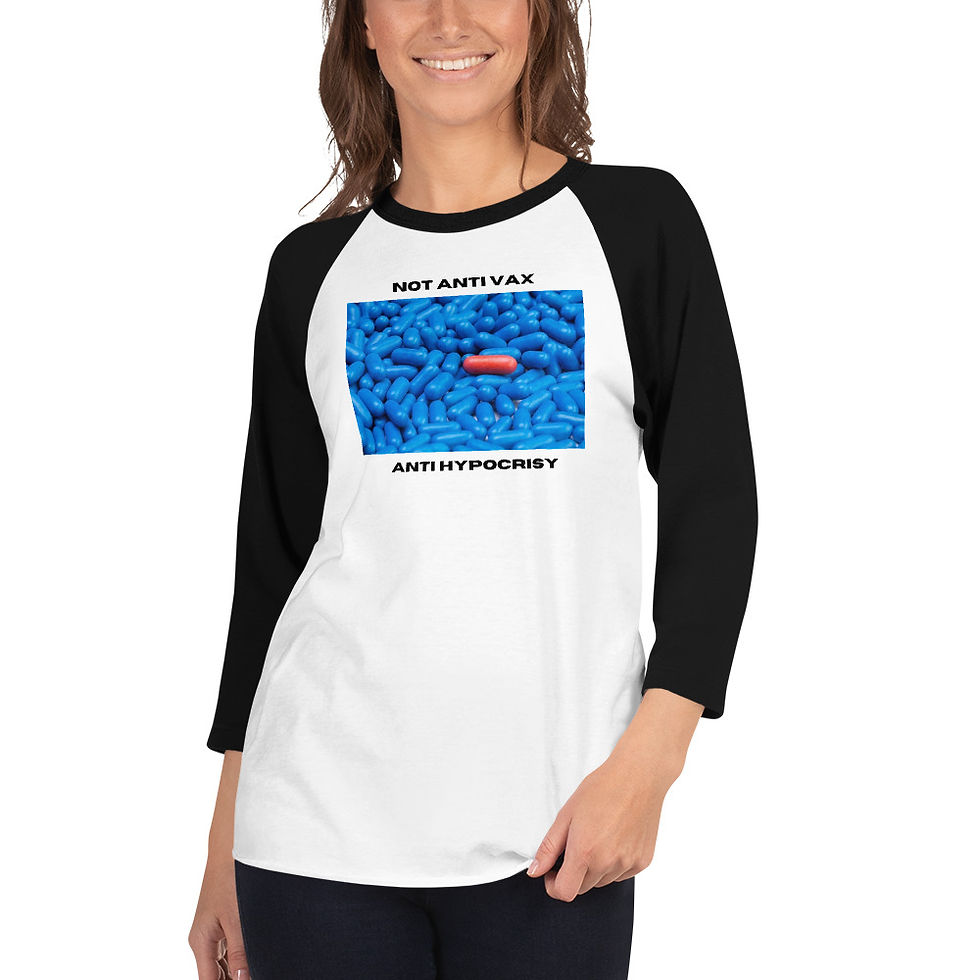 Thumbnail: 3/4 sleeve shirt - Antihypocrisy