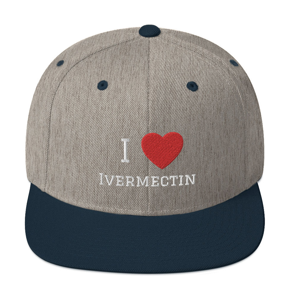 Thumbnail: Snapback Hat - I Heart Ivermectin