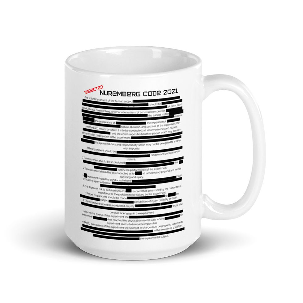 Thumbnail: White glossy mug - Nuremberg Code 2021 Evolution