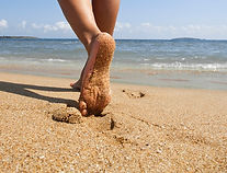earthing in sand