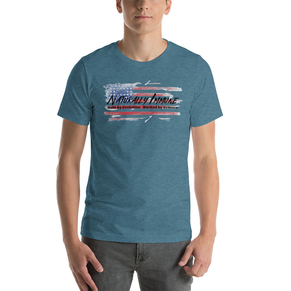 Thumbnail: Short-Sleeve Unisex T-Shirt -L/XL - Patriotic Nuremberg Code 2021 