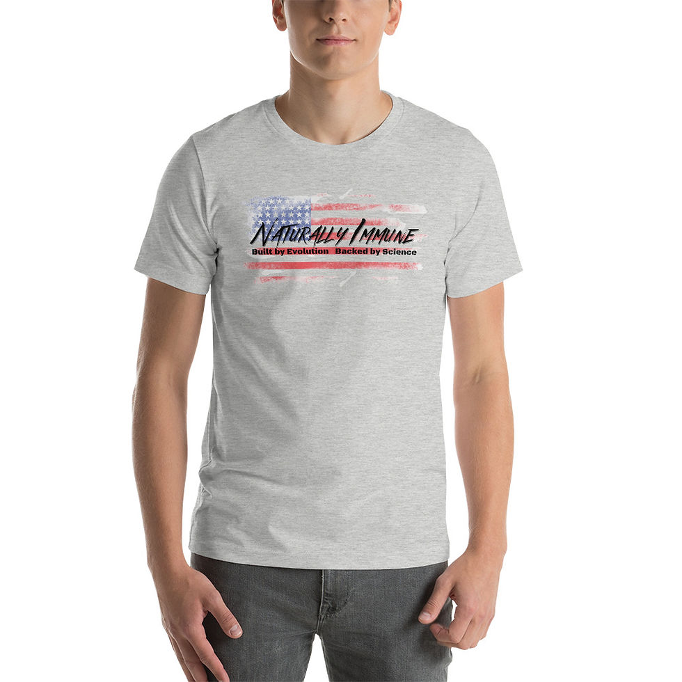 Thumbnail: Short-Sleeve Unisex T-Shirt - S/M - Patriotic Nuremberg Code 2021