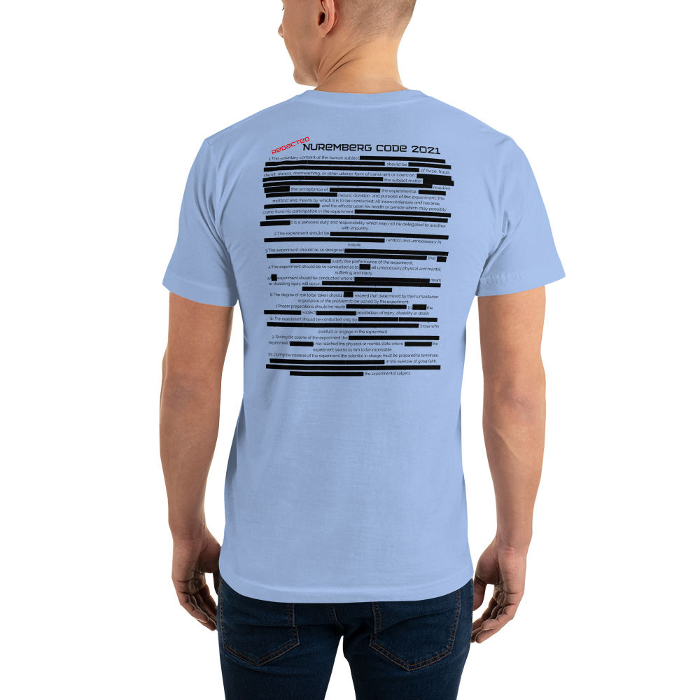 Unisex Jersey T-Shirt - Nuremberg Code 2021 No GMOs