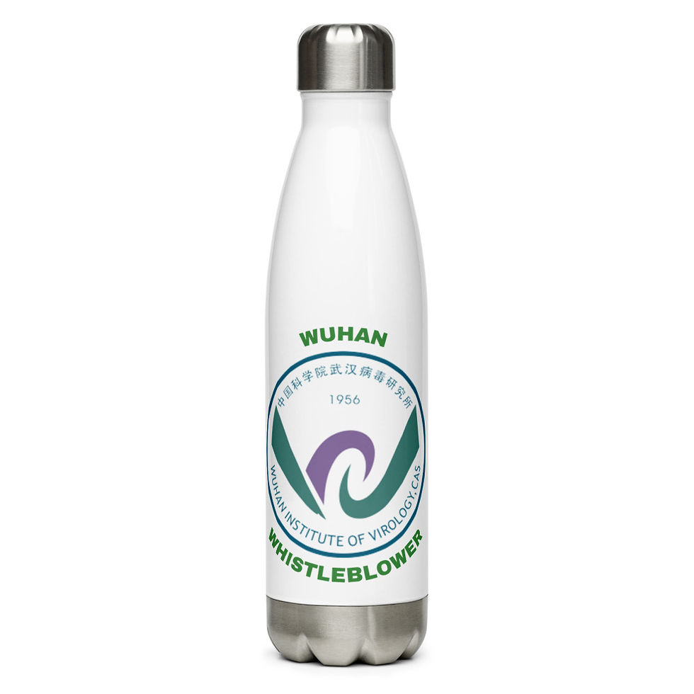 Thumbnail: Stainless Steel Water Bottle - Wuhan Whistleblower