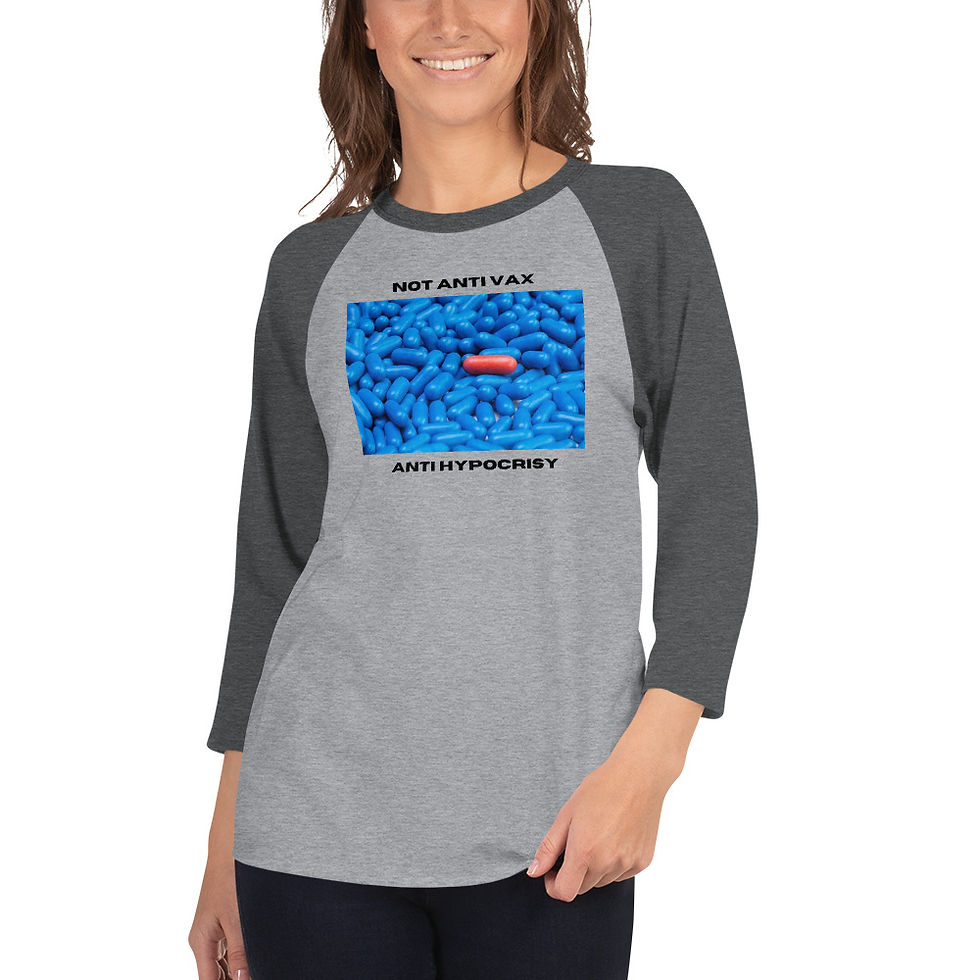 Thumbnail: 3/4 sleeve shirt - Antihypocrisy