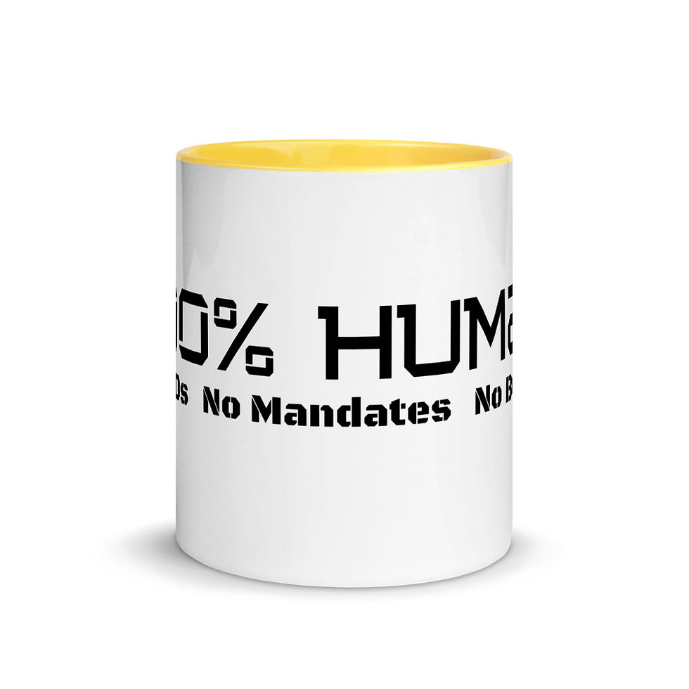 Thumbnail: Mug with Color Inside - 100% Human No GMOs