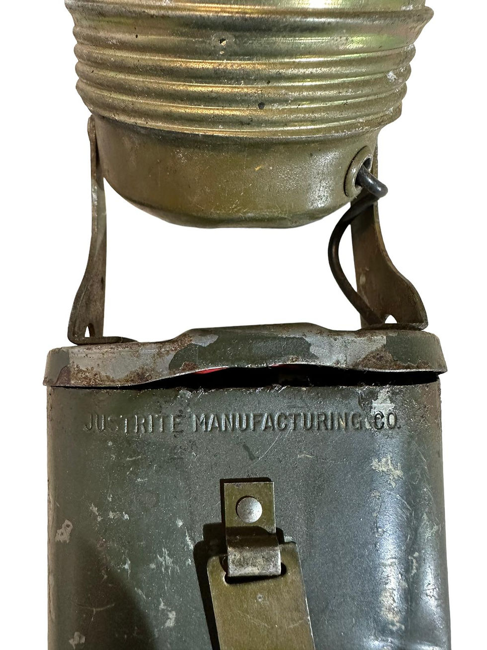 Thumbnail: U.S. Post WW2 Army Justrite 4D Cell Swivel Head Flash Light