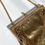 Miniatura: BOLSA MALHA METAL DOURADA