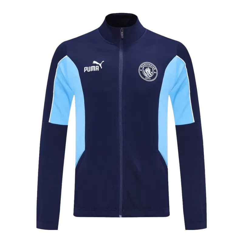 ג'קט מנצ'סטר סיטי כחול 2025/2026 - מבט קדמי