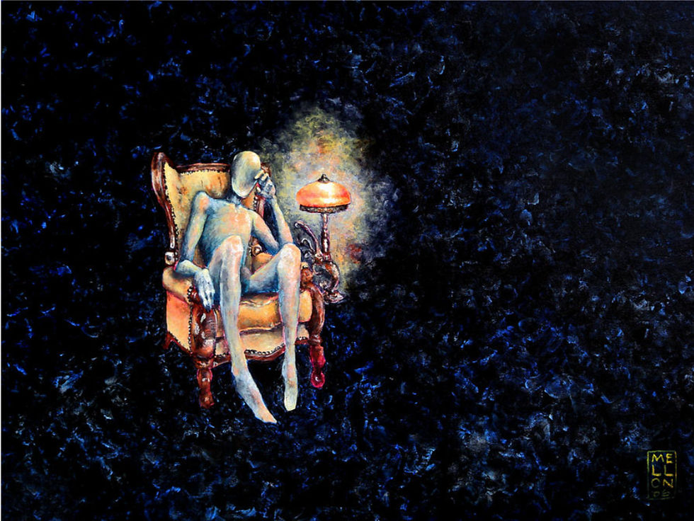 Deaths Waiting Room is a painting by Mark M Mellon which was uploaded on November 20th, 2008.