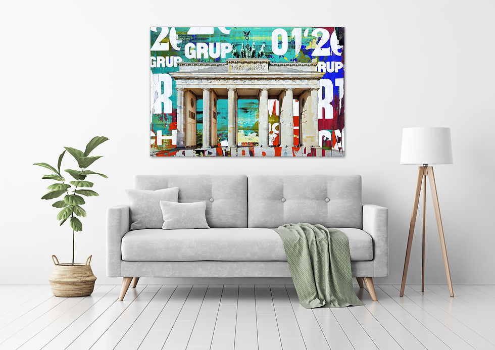 Miniaturbild: Brandenburger Tor kunstbild, Berlin kunst, art2 kunstraum, Brandenburger Tor Berlin wandbild, kunst online kaufen