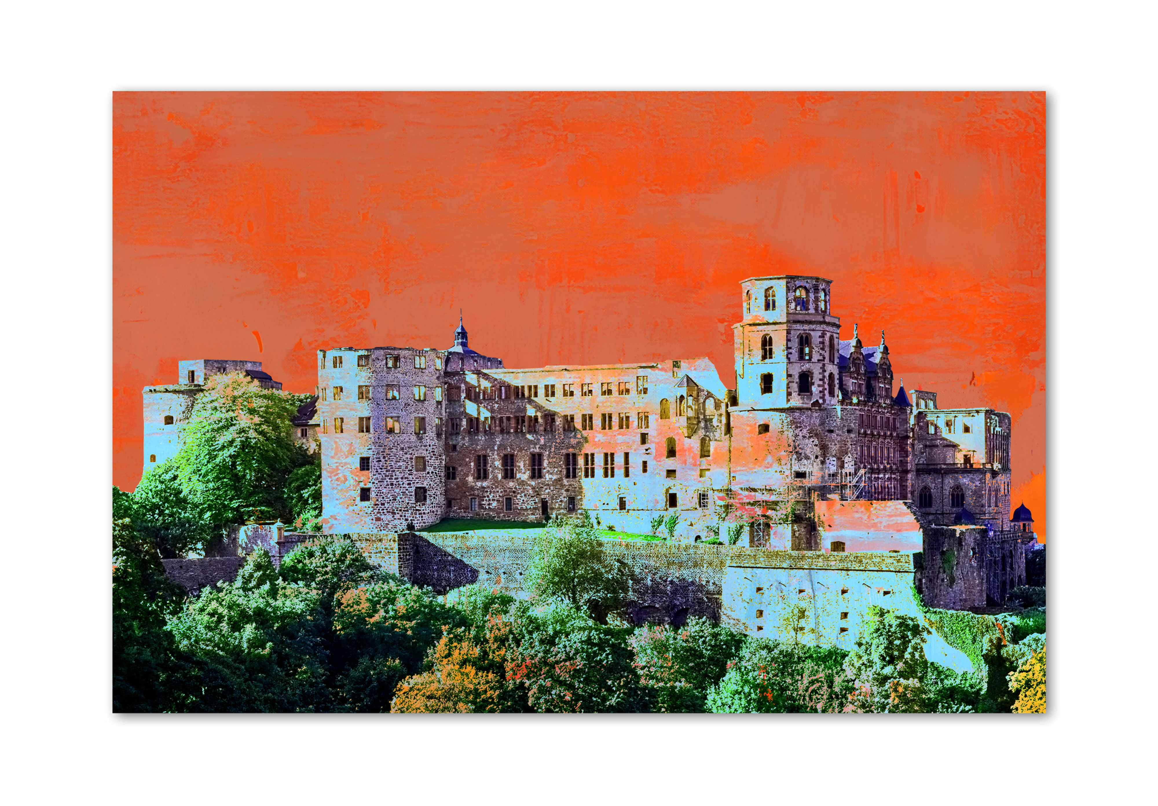 Heidelberger Schloss | Wandbild