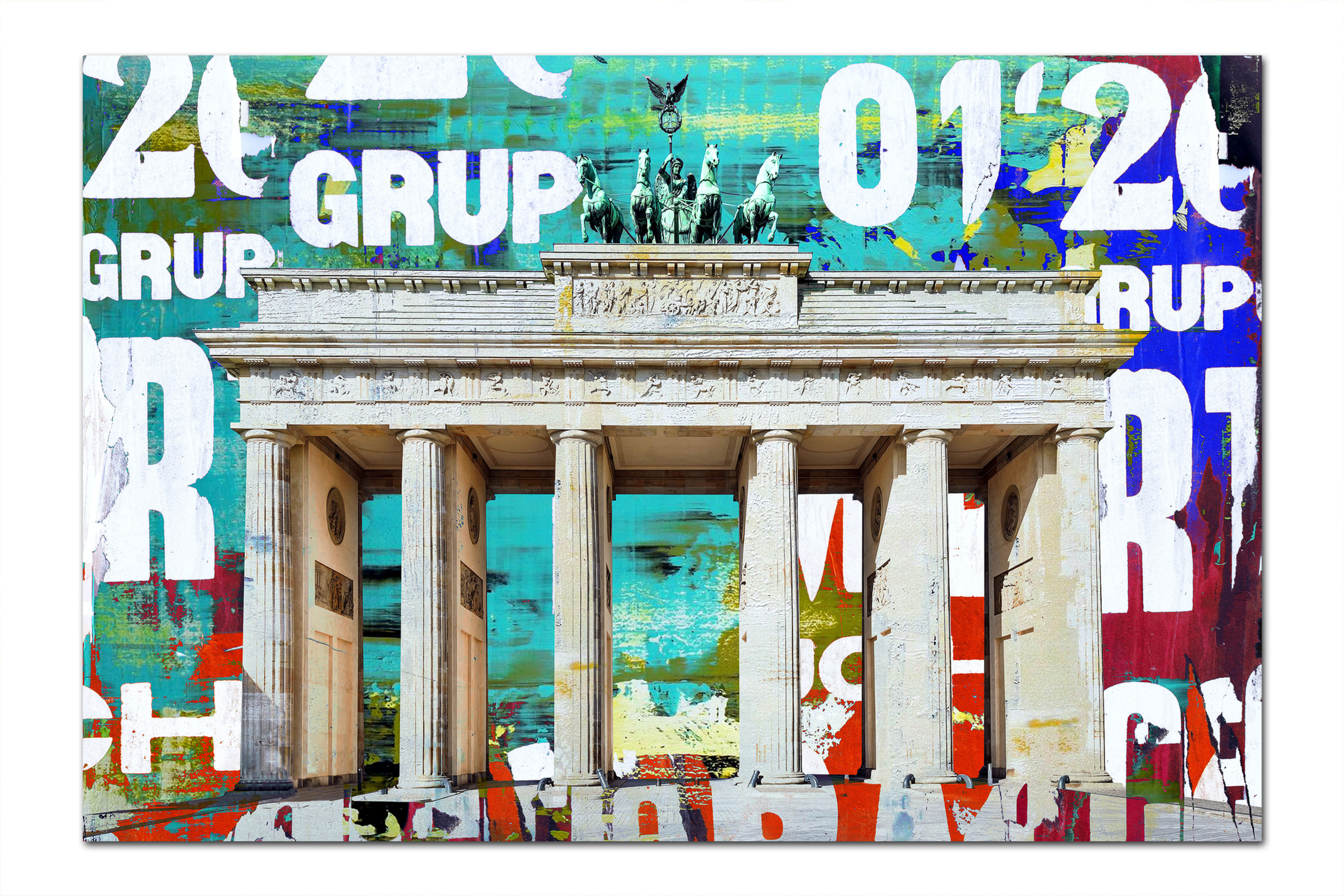 Brandenburger Tor kunstbild, Berlin kunst, art2 kunstraum, Brandenburger Tor Berlin wandbild, kunst online kaufen