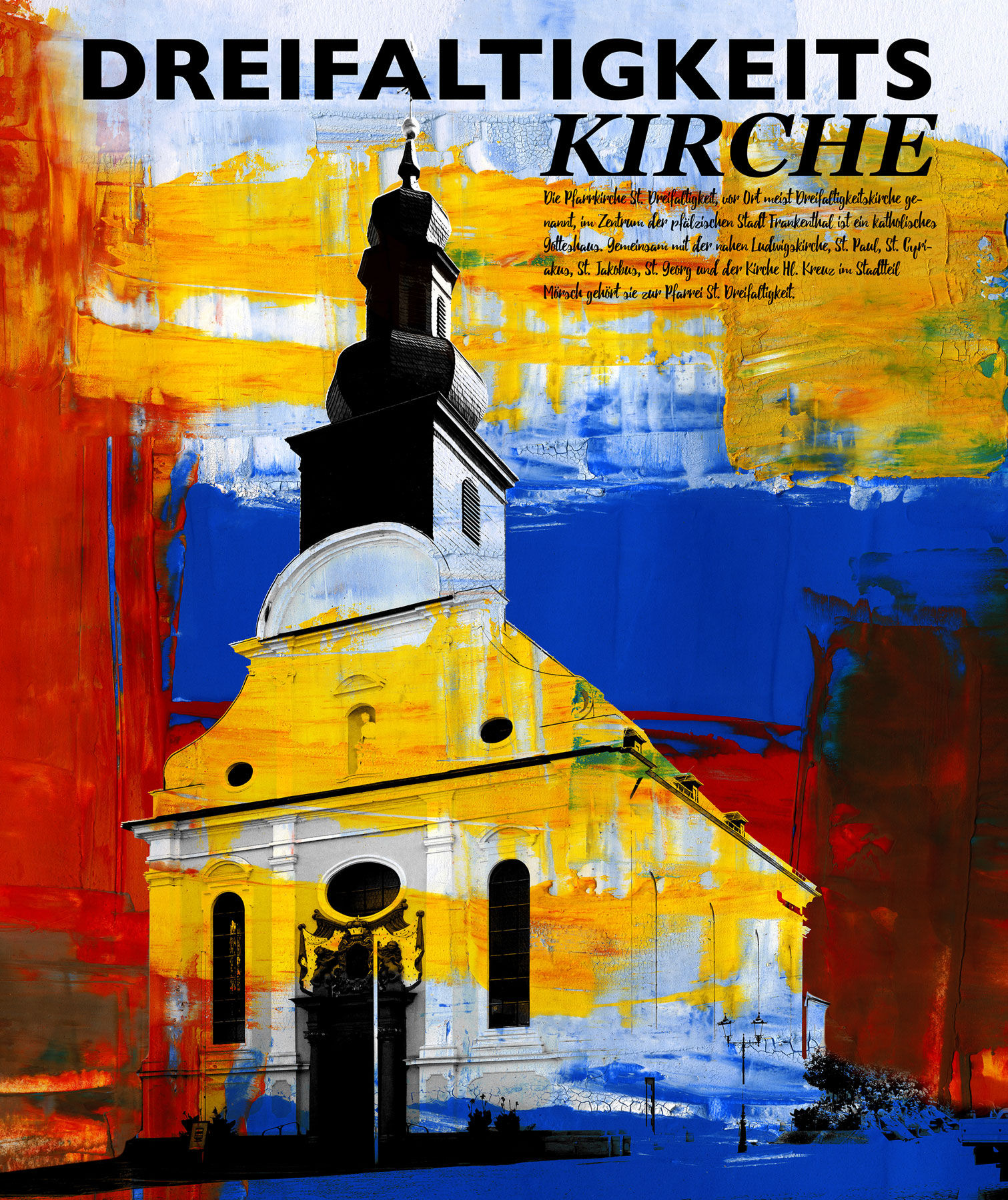 Dreifaltigkeitskirche, Frankenthal, Kunst, Wandbild, Art, Pfalz, Dekoration, Modern, Abstrakt,