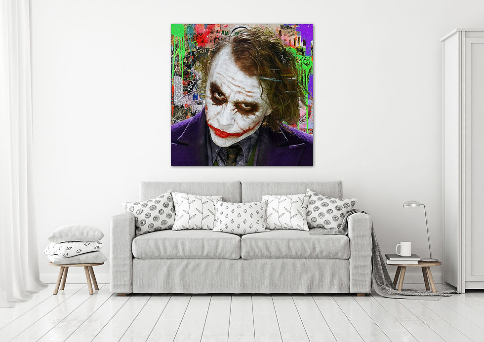 Miniaturbild: joker Wandbild, the dark knight, heath ledger, art2 Kunstraum, the joker, marvel, the batman,