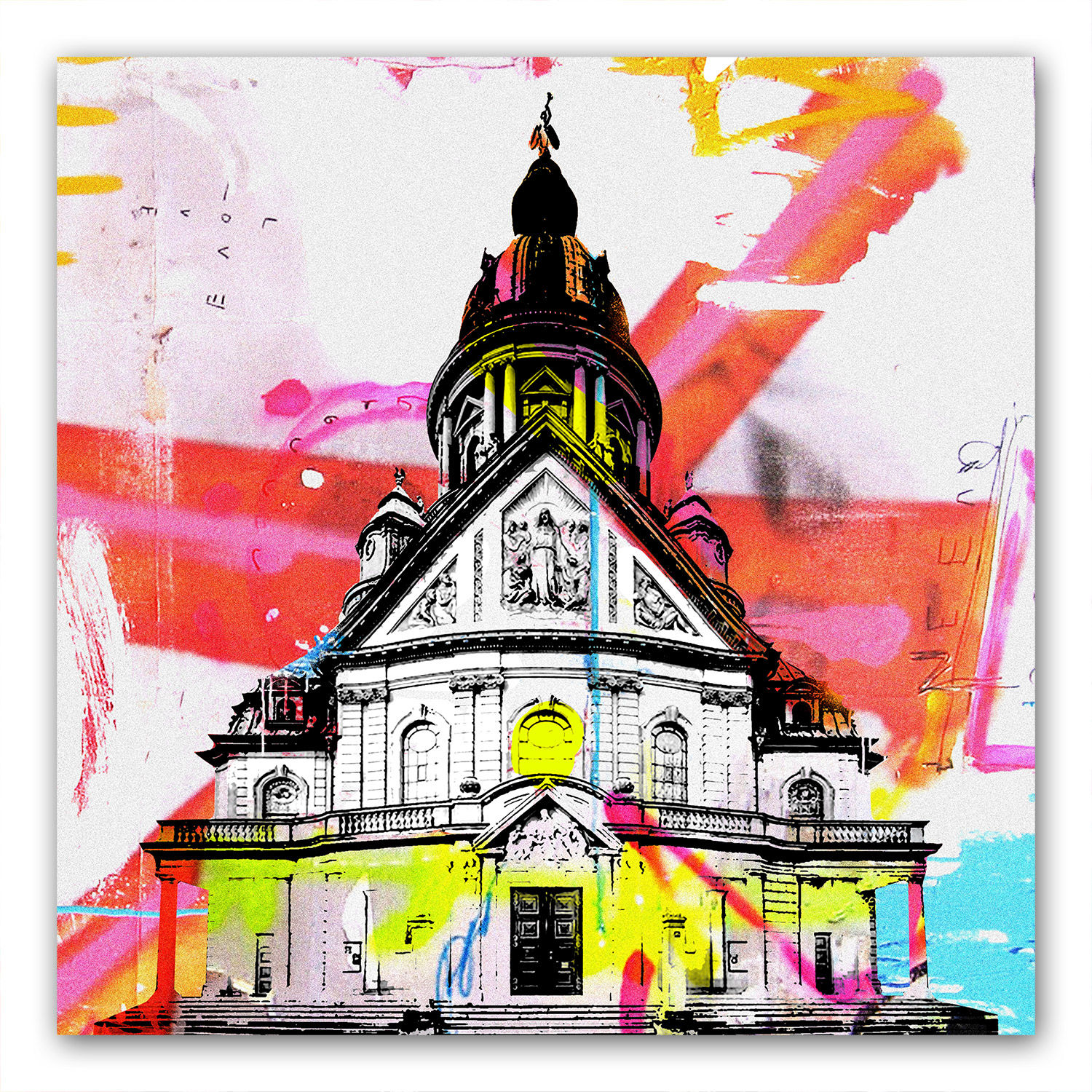 Christus Kirche Mannheim | Wandbild