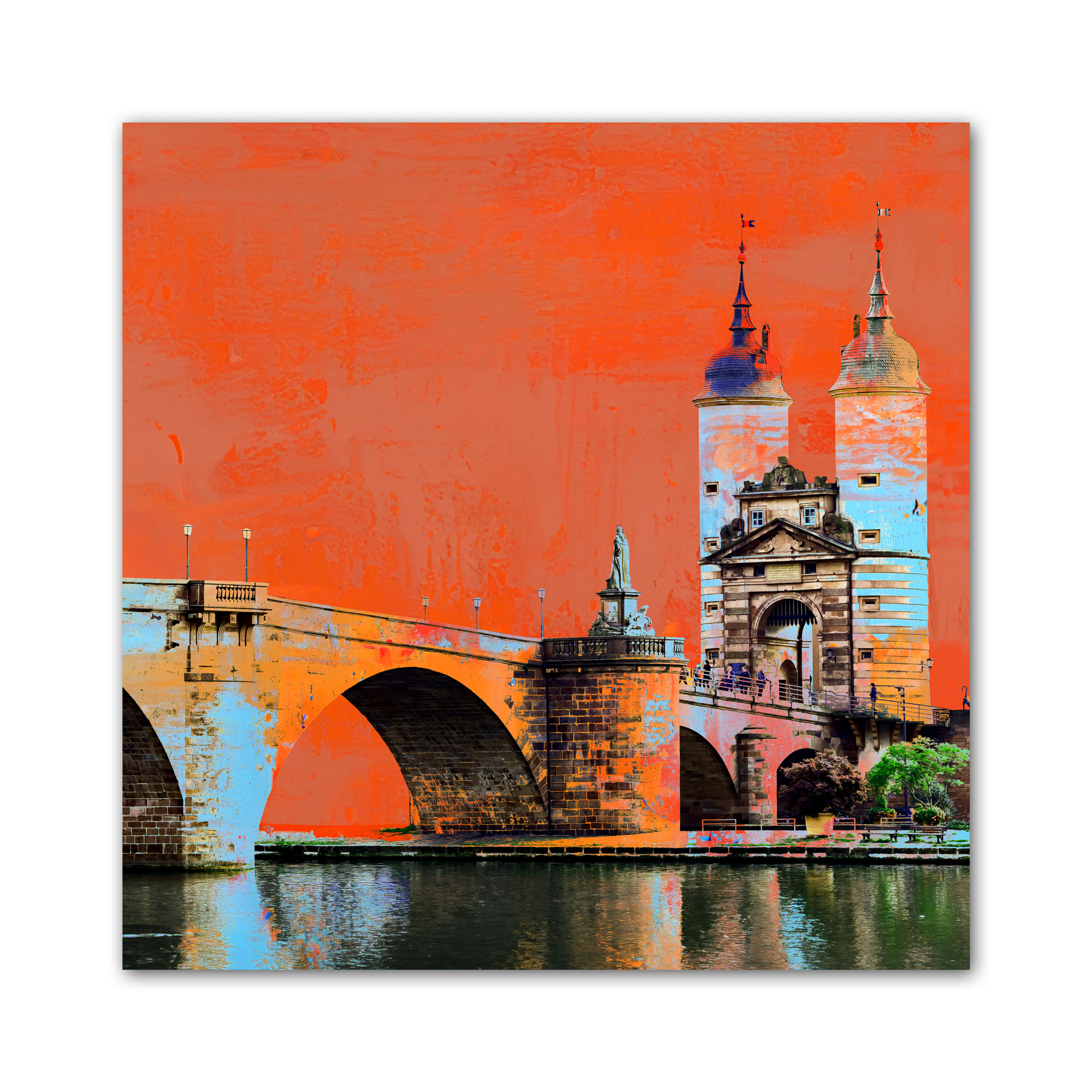 Heidelberg Alte Brücke | Wandbild
