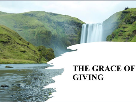 THE GRACE OF GIVING