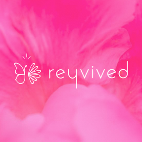 Visual Identity & Creative Direction for Reyvived. Logo and branding, visual identity design for upcycled swimwear brand. Bright colorful branding for ethical, environmentally friendly, conscious, eco brand, of swimwear, sets, basics, lingerie. Based in San Diego.