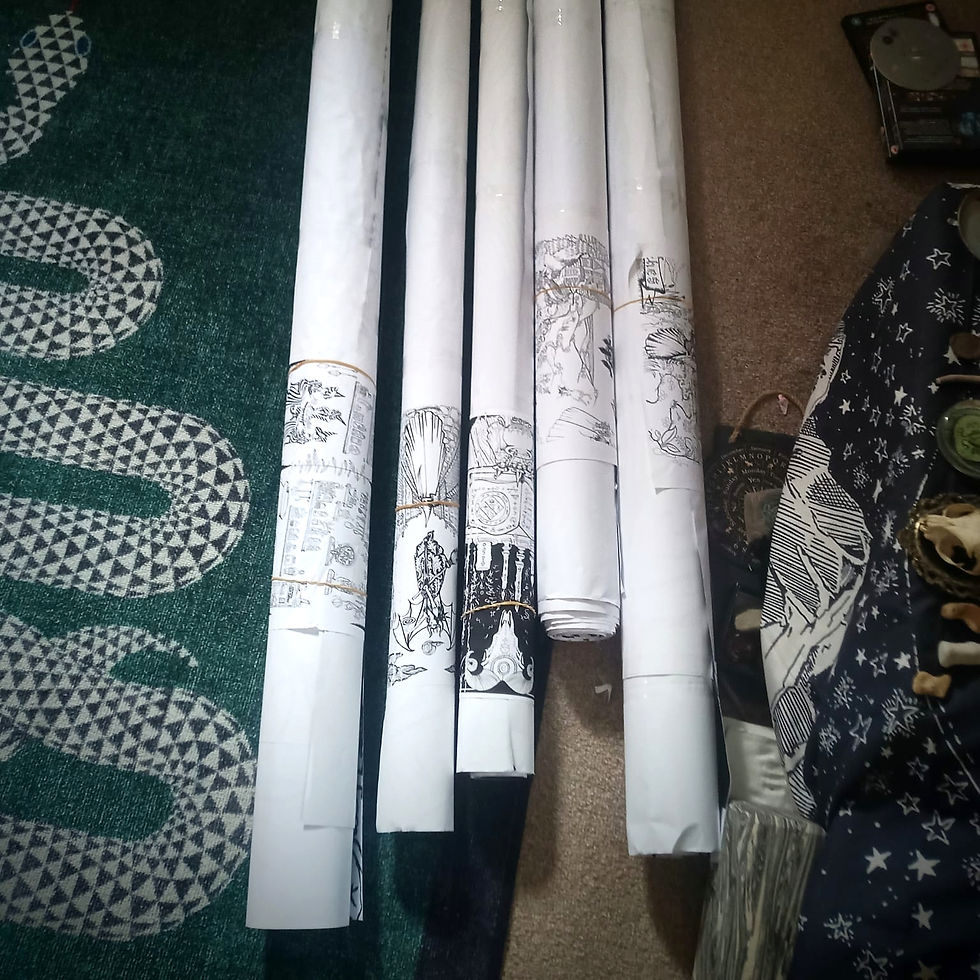 We Are The Witches - Colouring room