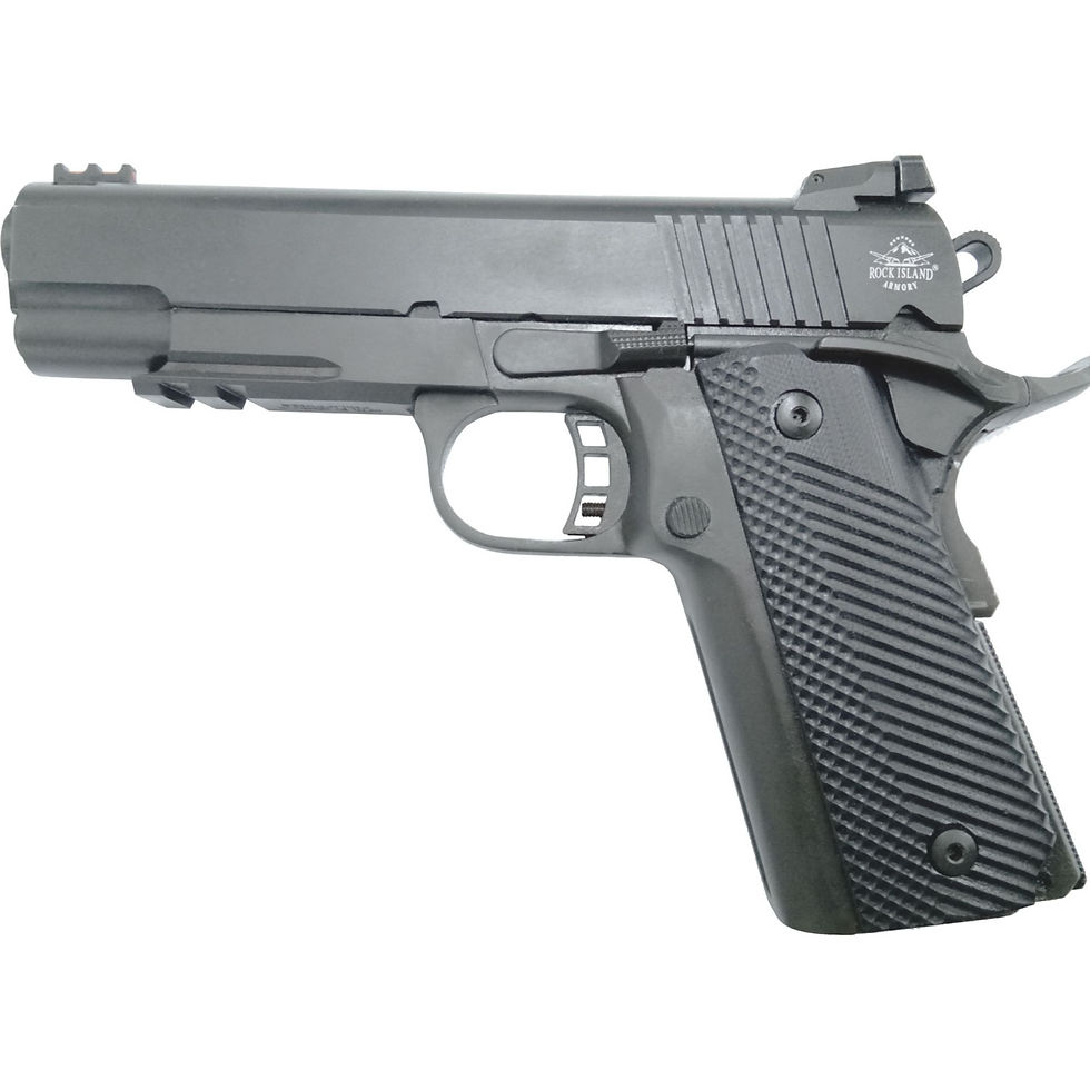 ROCK ISLAND M1911 TAC ULTRA MS HC 9MM/22TCM. CASH DISCOUNT PRICE - $697.89