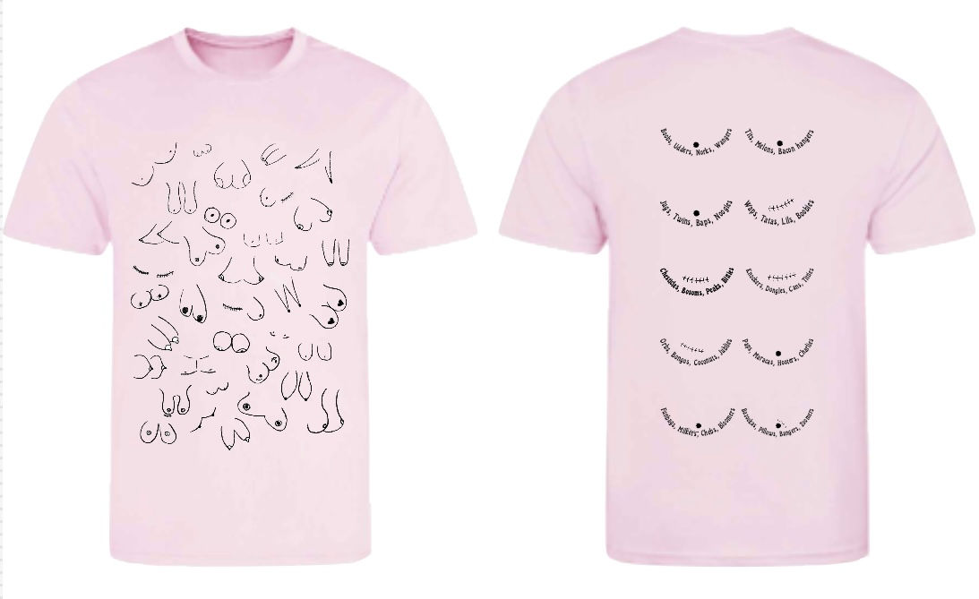 Boob collection technical Tshirt
