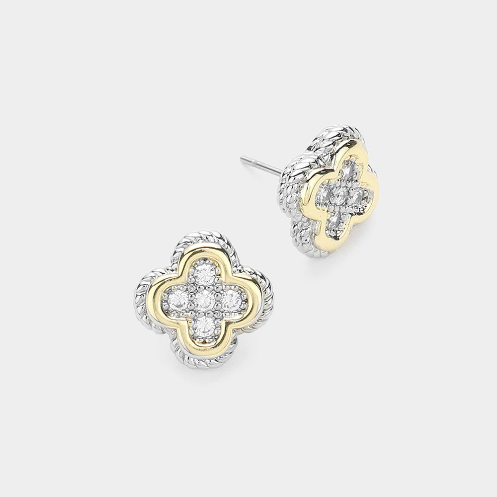 Mila Clover Stud Earrings
