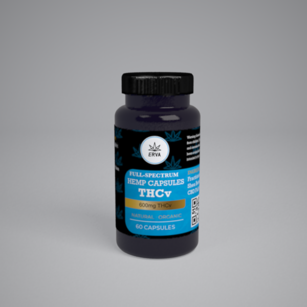 Thumbnail: THCv Capsules bottle emphasizing focus and energy enhancement benefits