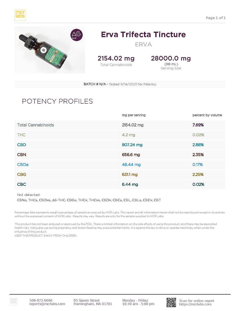 Thumbnail: Trifecta – Full Spectrum Hemp Tincture – CBD CBG  and CBN