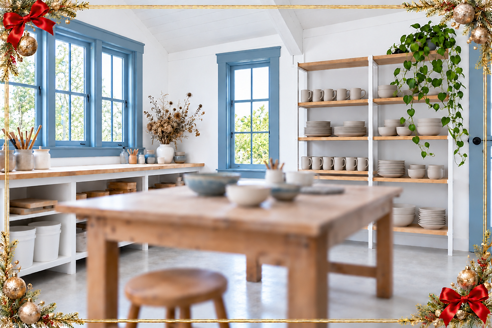 Pottery Studio Painting by Hearth Painting
