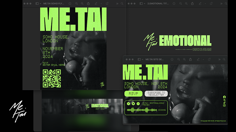 Collection of all design elements for this rollout