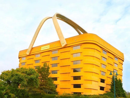 A-Tisket A-Tasket, a Giant Yellow Basket: The Longaberger Basket Building- Newark, Ohio