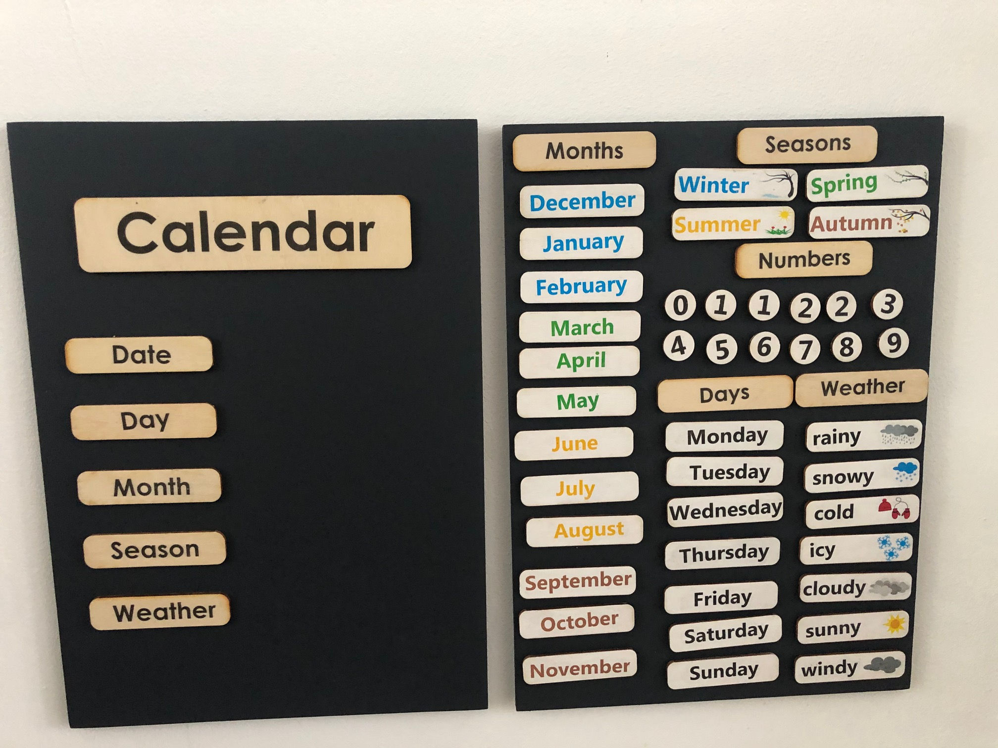 Wooden Calendar