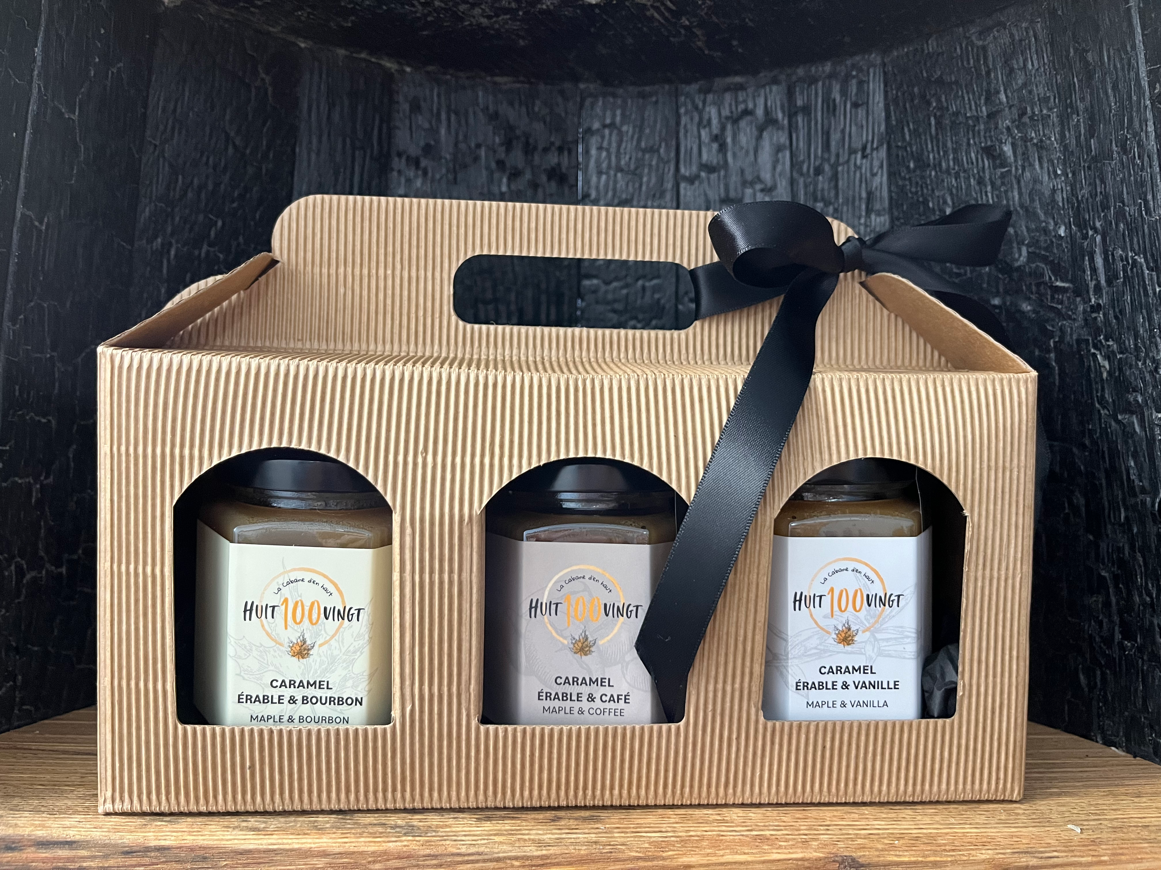 Trio de caramels d'érable