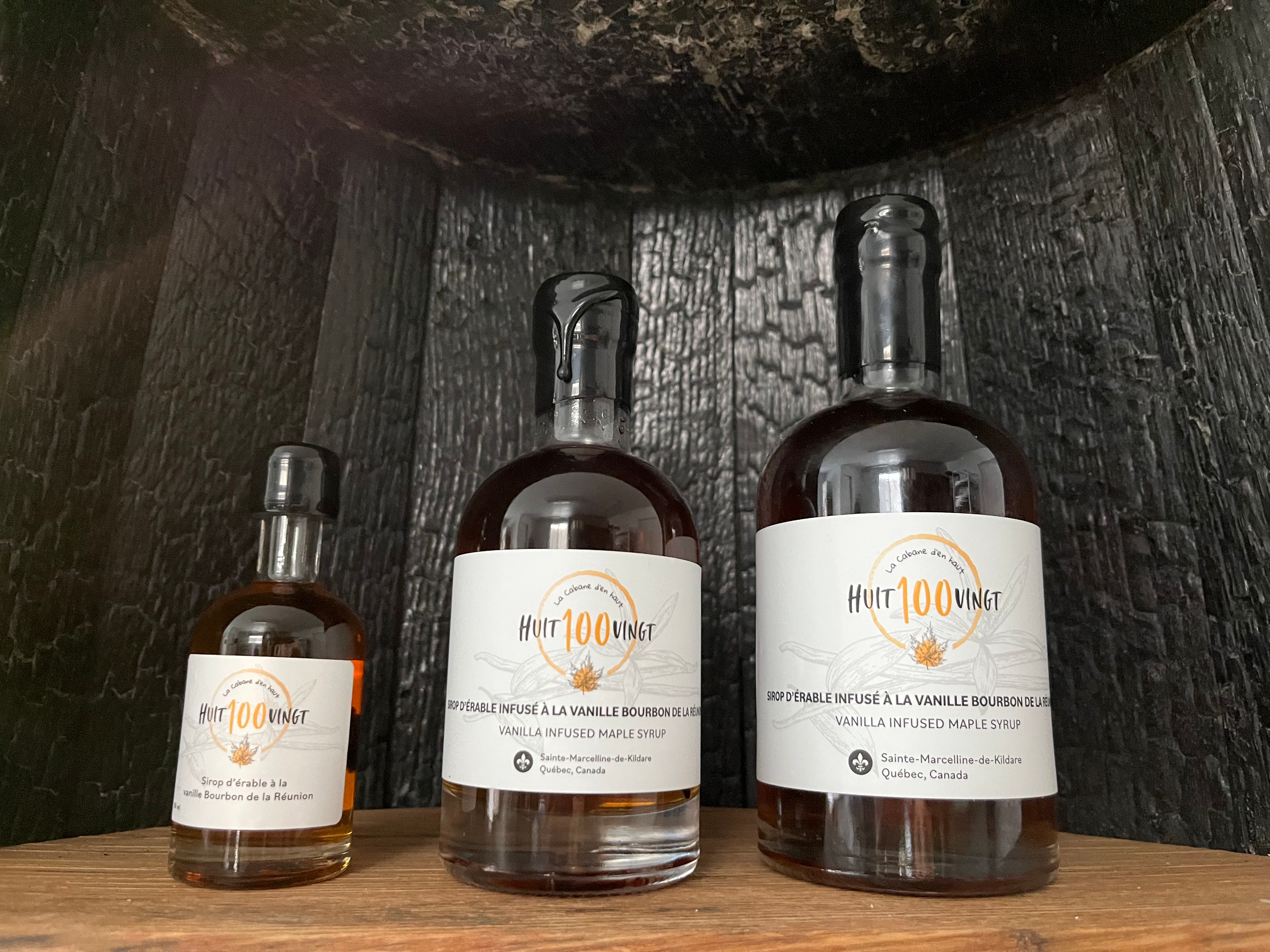 Sirop d’érable infusé à la vanille Bourbon bio