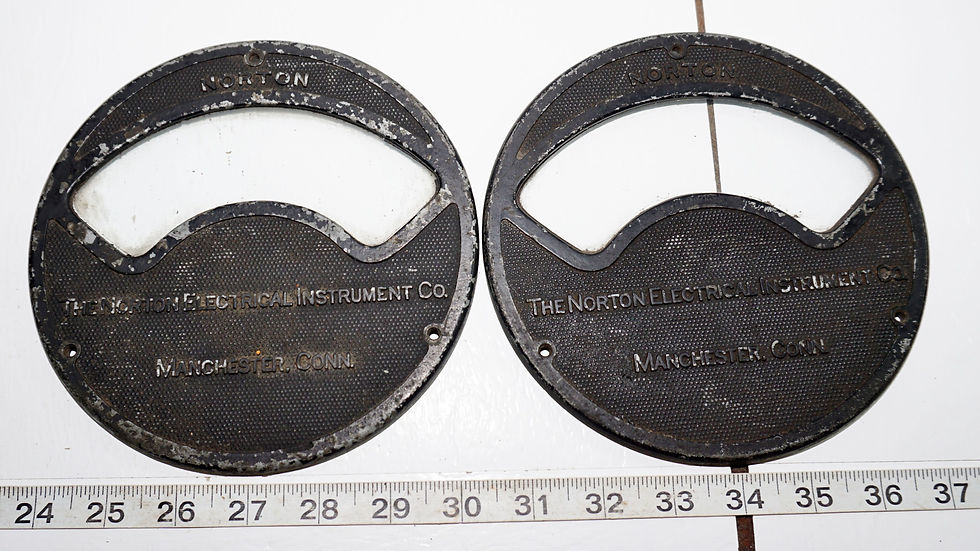 Thumbnail: Gauge Face Plate Mfg By Norton Electrical Inst Co