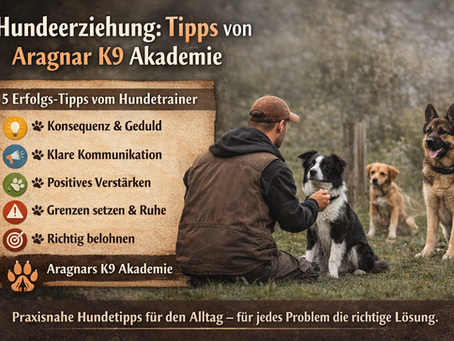 Hundeerziehung: Tipps von Aragnar K9 Akademie
