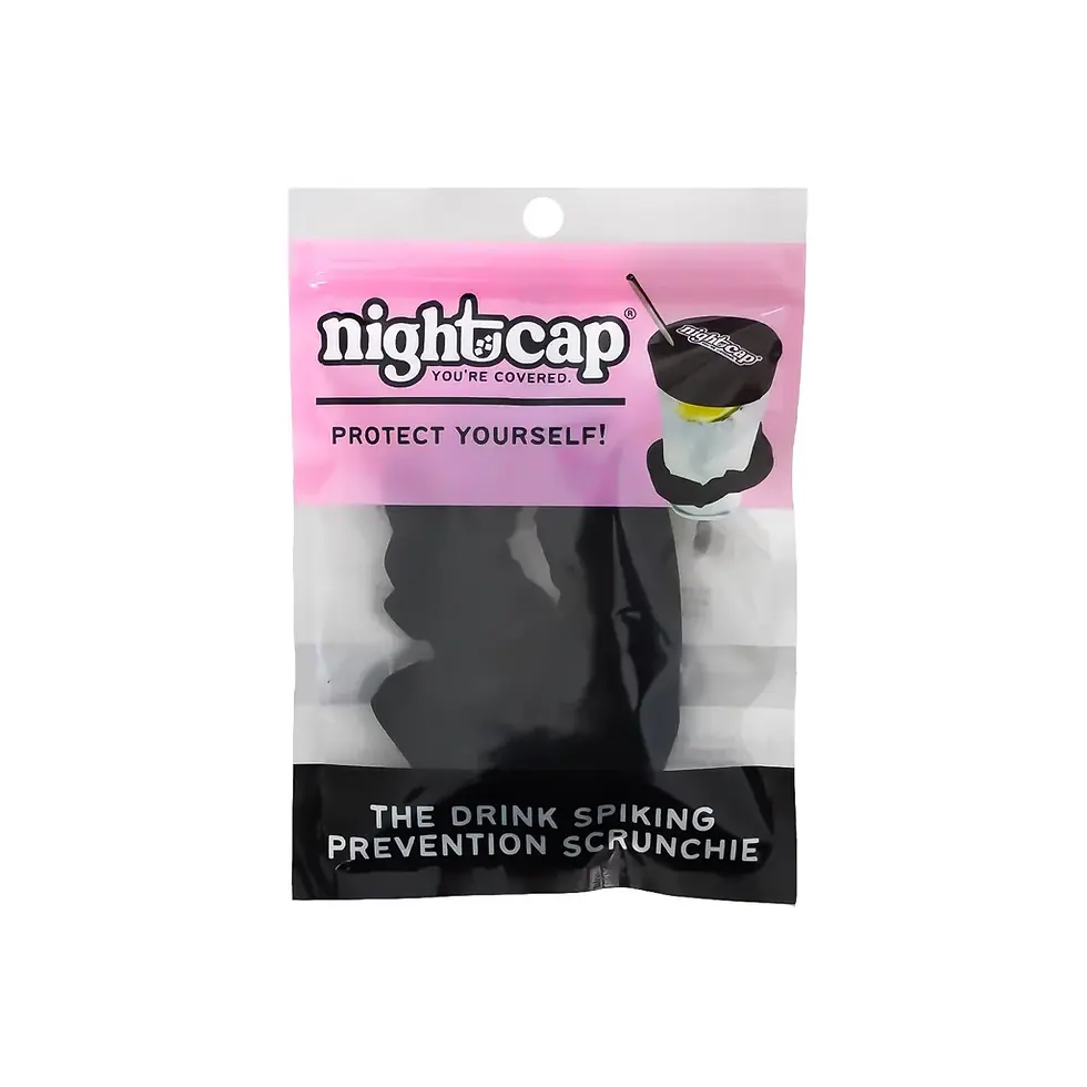 Thumbnail: Night Cap Drink Spiking Prevention Scrunchie