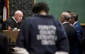 Ferjus Moore with his Lawyers @ Hearing in April 2017